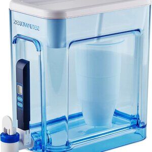 22-Cup Ready-Read 5-Stage Water Filter Dispenser with Instant Read Out - 0 TDS f